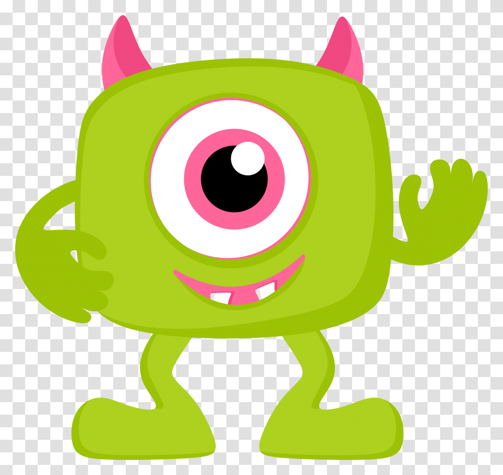 Monster Clip Lime Green Monsters Inc Party, Camera, Electronics, Webcam Transparent Png