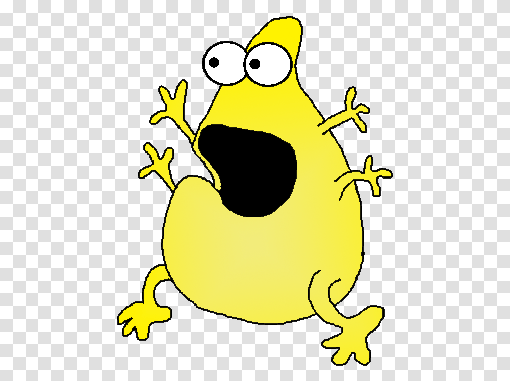 Monster Clipart Yellow Cartoon, Animal, Bird, Poultry, Fowl Transparent Png