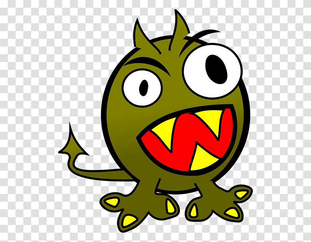 Monster Demon Devil Evil Cartoon Head Face Eyes Monster Clip Art, Poster, Advertisement, Angry Birds, Plant Transparent Png