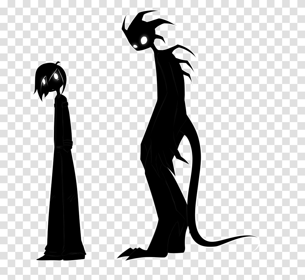 Monster Drawing Free Download Shadow Creatures Drawings, Apparel, Silhouette, Female Transparent Png