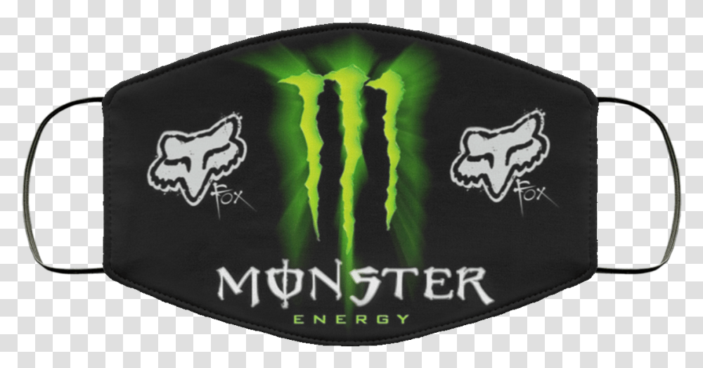 Monster Energy And Fox Racing Cloth Face Mask Fox Racing Monster Energy, Sea, Outdoors, Water, Nature Transparent Png