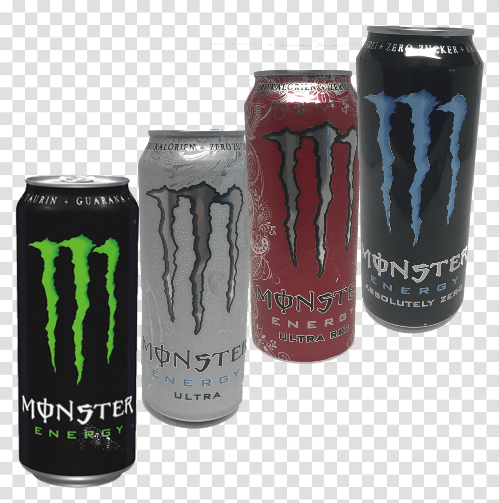 Monster Energy Drink Original, Beverage, Tin, Can, Soda Transparent Png