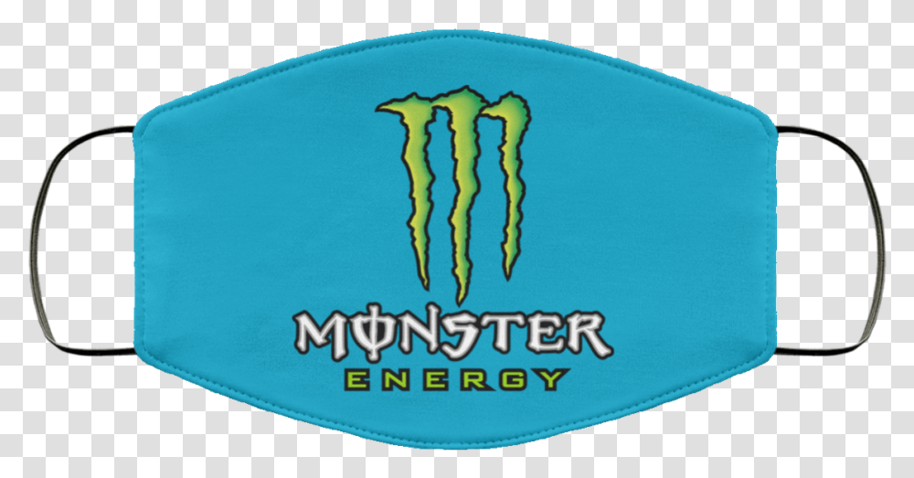 Monster Energy Face Mask Cloth Face Mask, Label, Text, Symbol, Logo Transparent Png