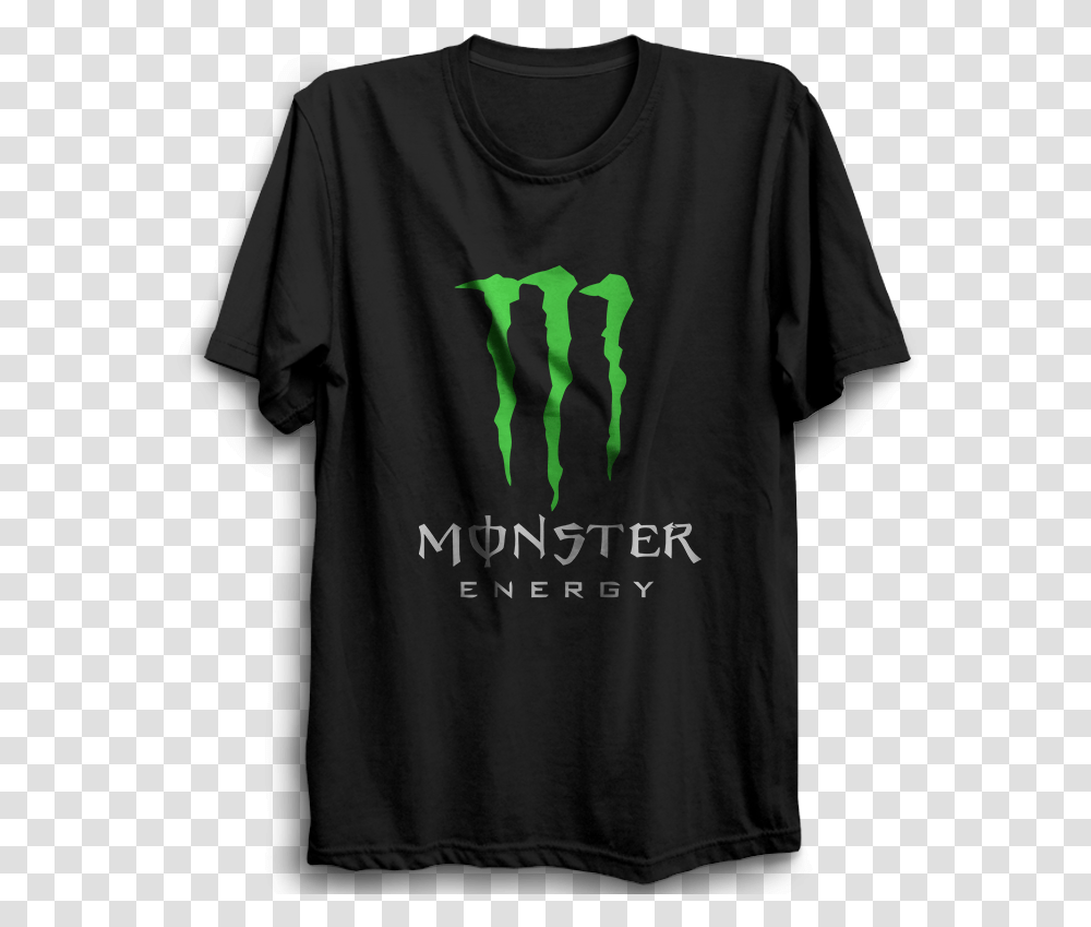 Monster Energy Half Sleeve Black Shikhar Dhawan T Shirt, Apparel, T-Shirt, Person Transparent Png