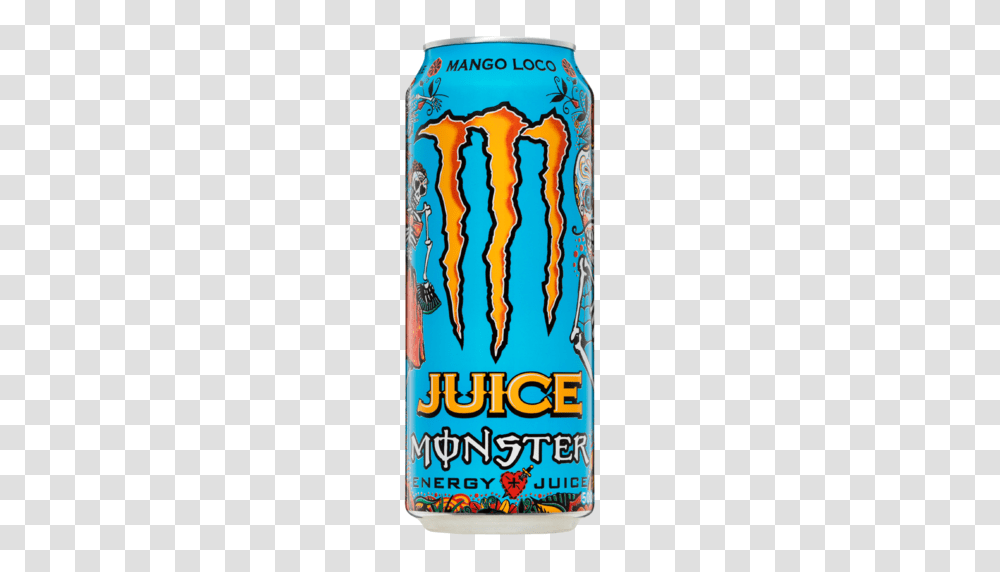 Monster Energy Juice Mango Loco Can, Tin, Beverage, Drink, Alcohol Transparent Png
