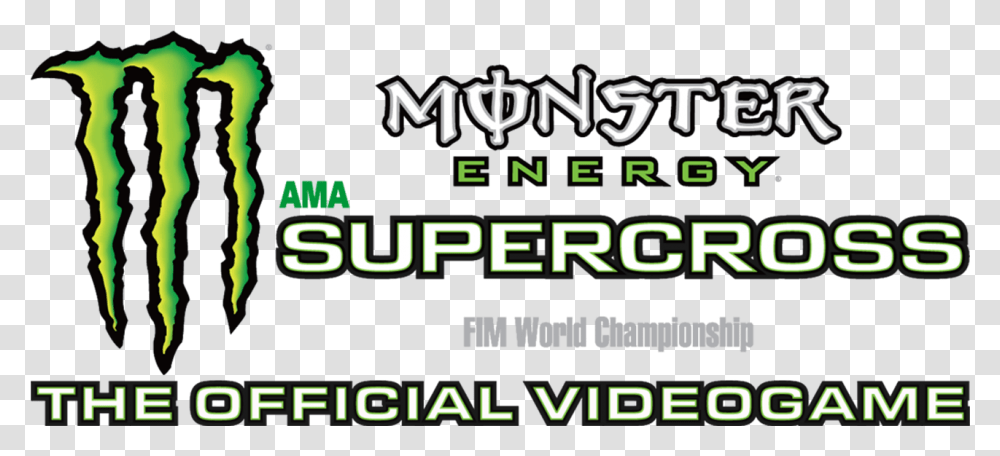 Monster Energy Supercross The Game Logo, Alphabet, Word, Label Transparent Png