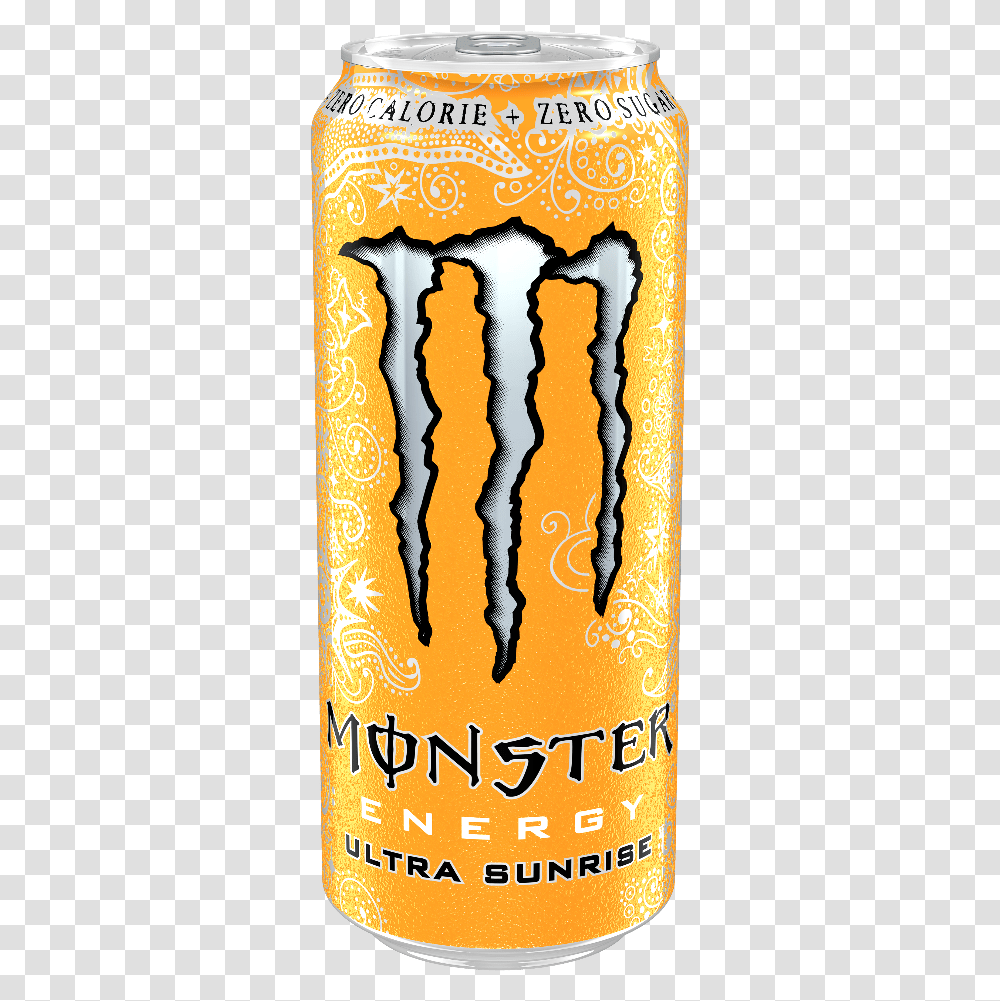 Monster Energy Ultra Sunrise, Beer, Alcohol, Beverage, Lager Transparent Png