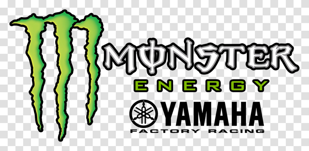 Monster Energy Yamaha Factory Racing, Label, Plant, Outdoors Transparent Png