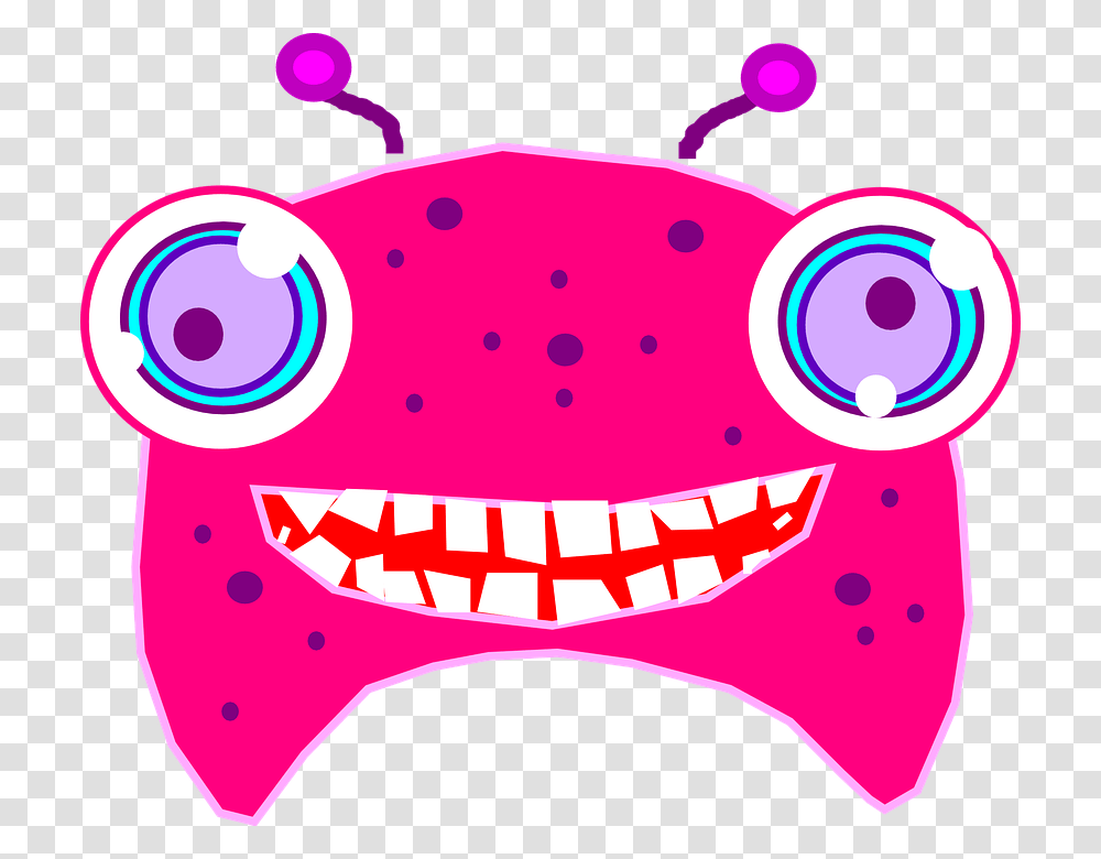 Monster Face Scary Creature Teeth Head Fantasy Alien Face With Teeth, Swimwear, Sea Life, Animal Transparent Png