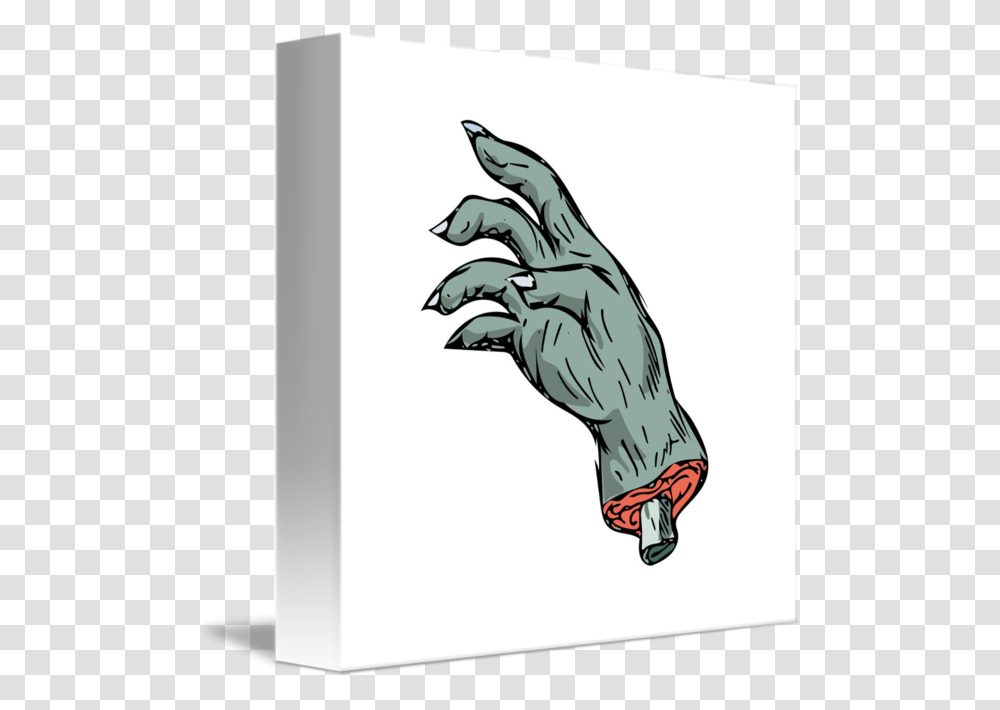 Monster Hand Drawing Cartoon, Hook, Claw, Dog, Pet Transparent Png