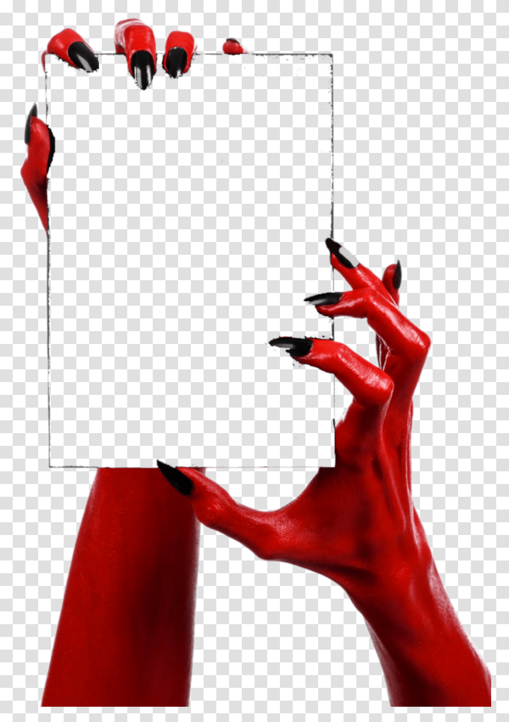 Monster Hands Red Evil Hand, Person, Human, Sport, Sports Transparent Png