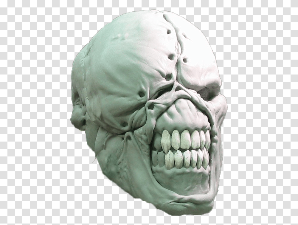 Monster Head Skull, Sculpture, Statue, Cushion Transparent Png