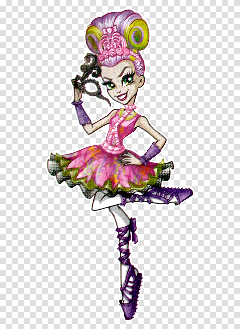 Monster High Ballerina Ghouls Artwork, Person, Dance, Costume, Leisure Activities Transparent Png