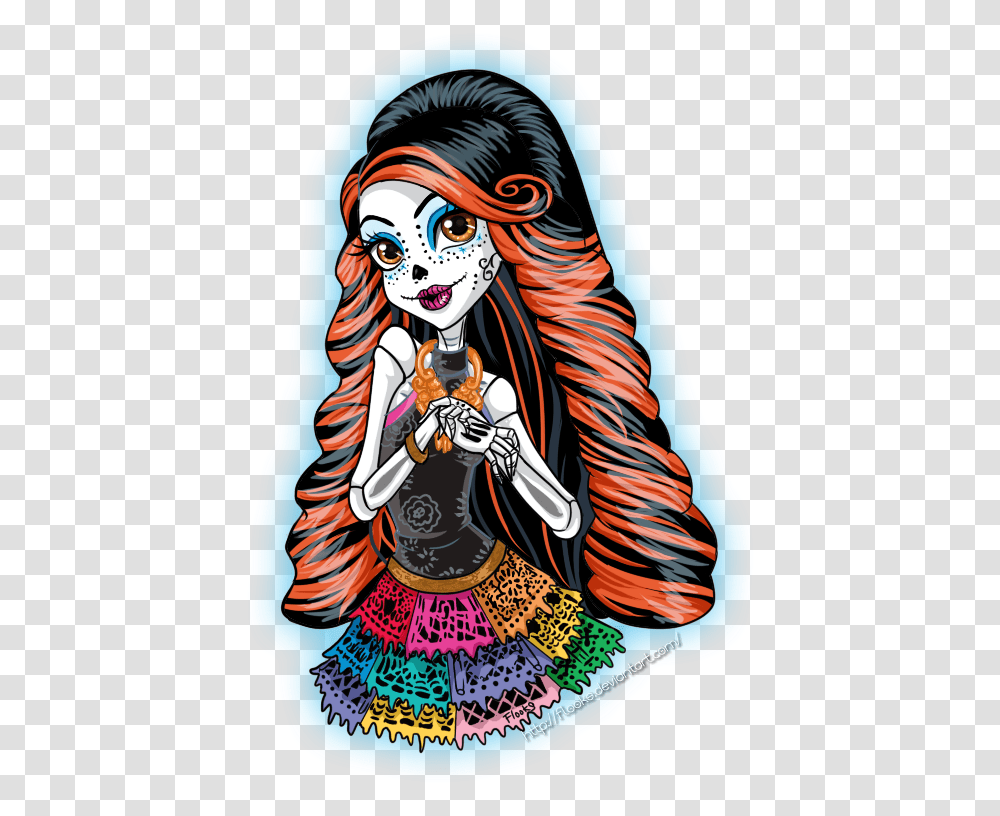 Monster High Clipart Skelita Monster High Dibujo, Person, Label Transparent Png