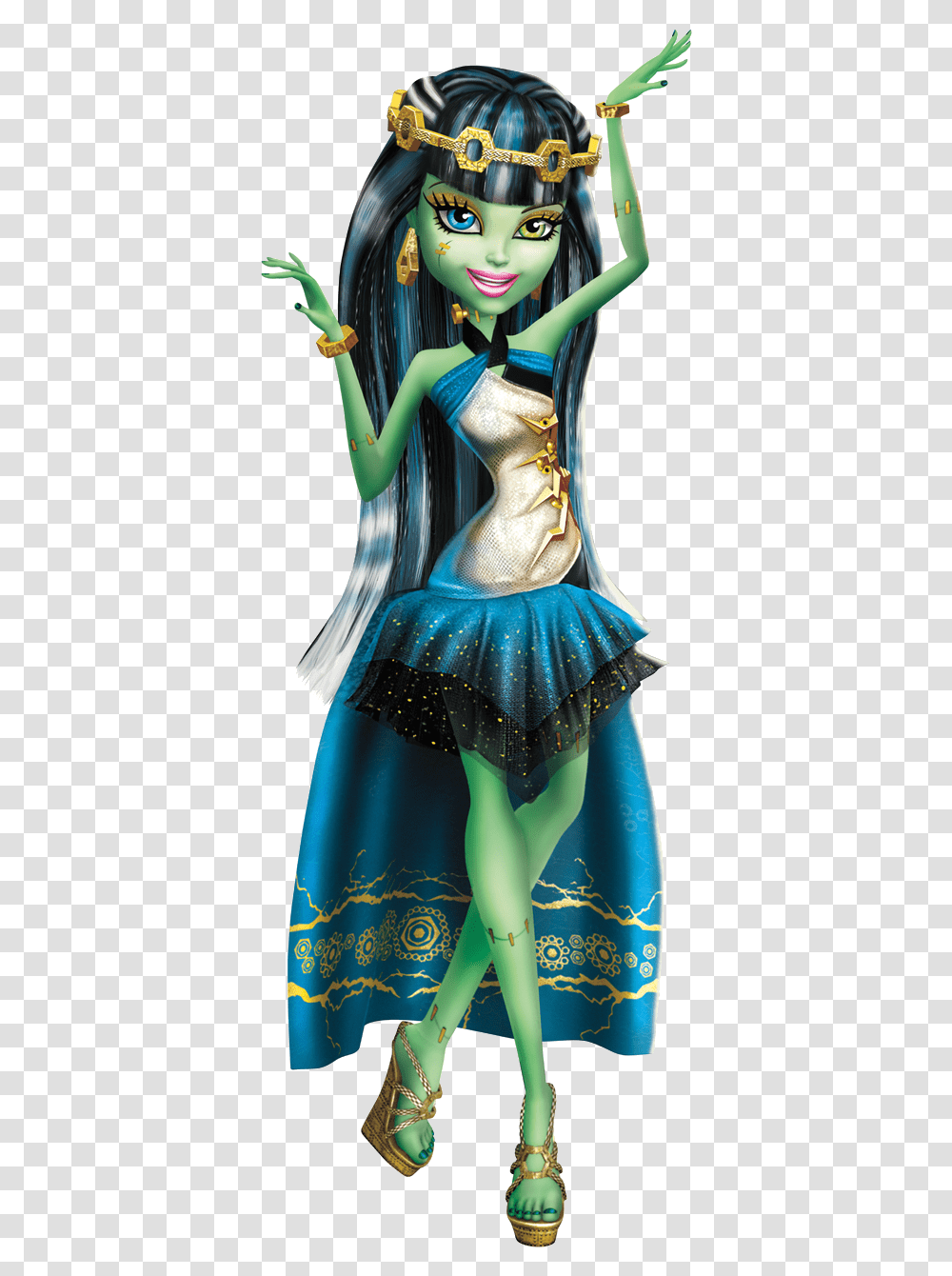 Monster High Frankie Stein Best, Doll, Toy, Costume Transparent Png