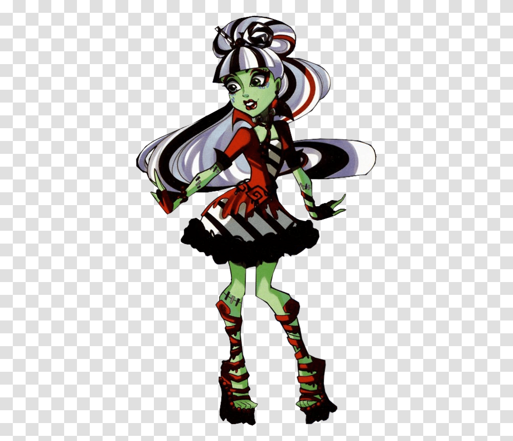 Monster High Frankie Stein Sweet Screams, Person Transparent Png