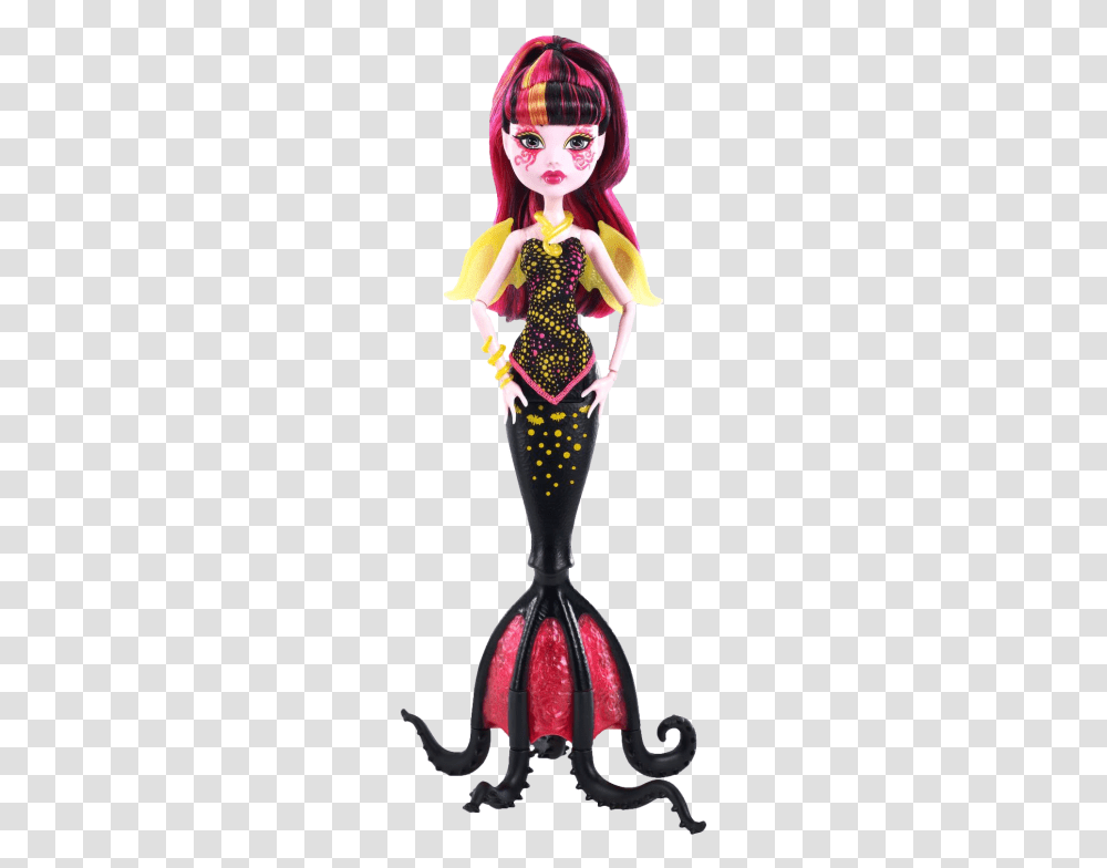 Monster High Great Scarrier Reef, Doll, Toy, Figurine, Barbie Transparent Png