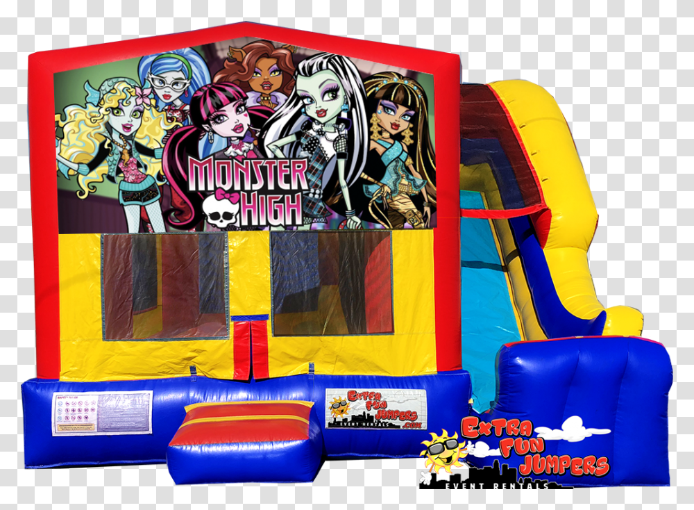 Monster High, Inflatable, Person, Human, Play Area Transparent Png