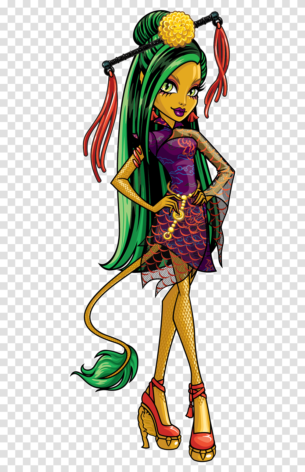 Monster High Jinafire Long, Person, Performer, Leisure Activities Transparent Png