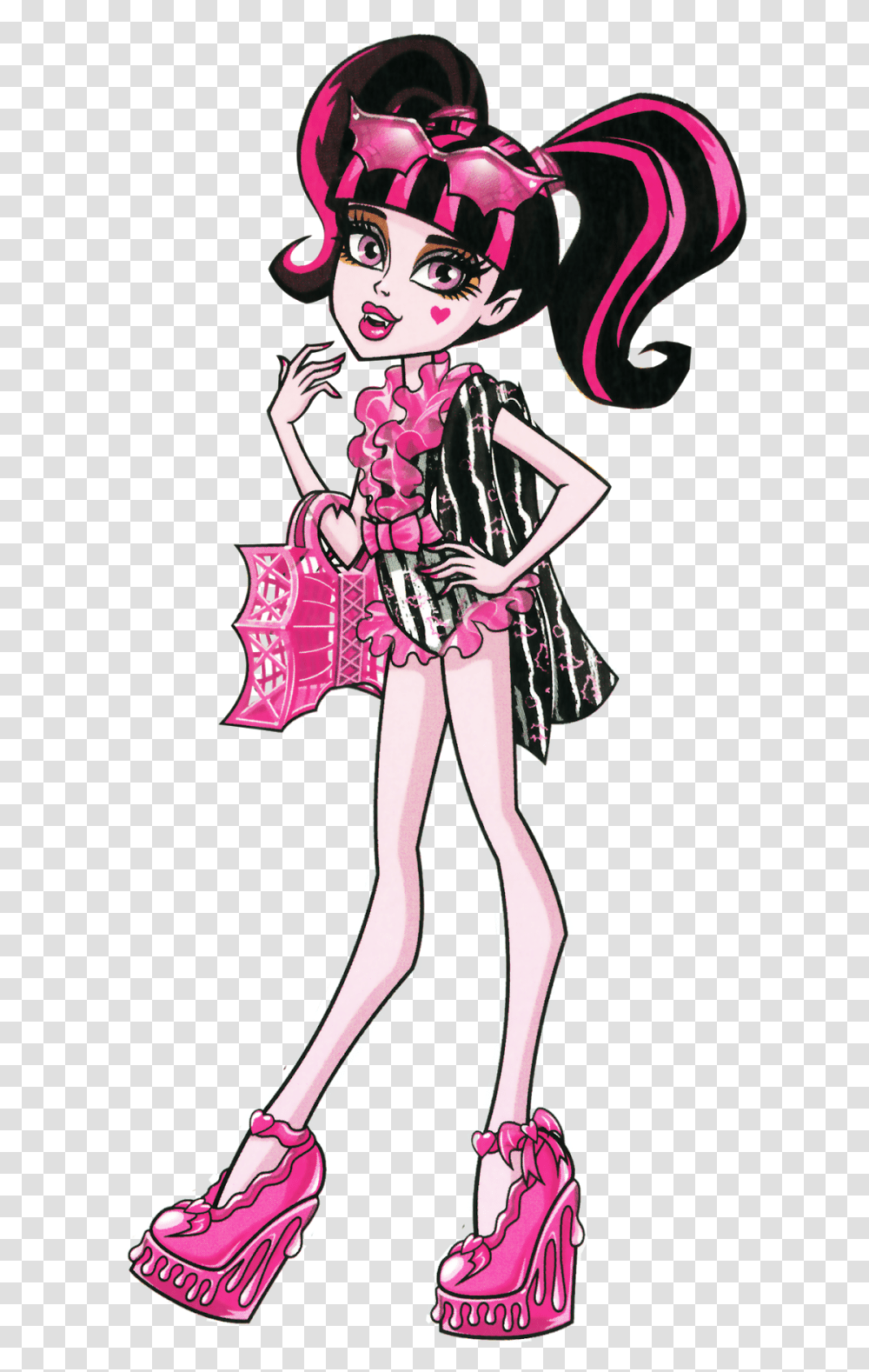 Monster High Revived Characters Draculaura Monster High Characters, Manga, Comics, Book, Costume Transparent Png