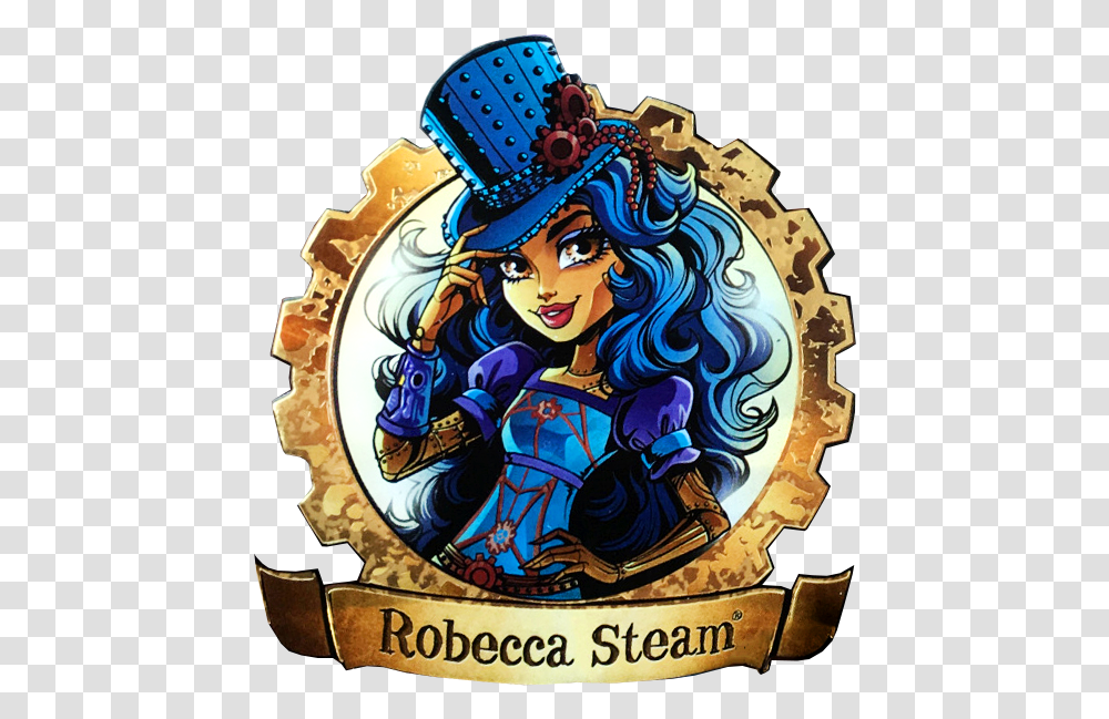 Monster High Robecca Steam Download Monster High Characters Robecca Steam, Person, Logo Transparent Png