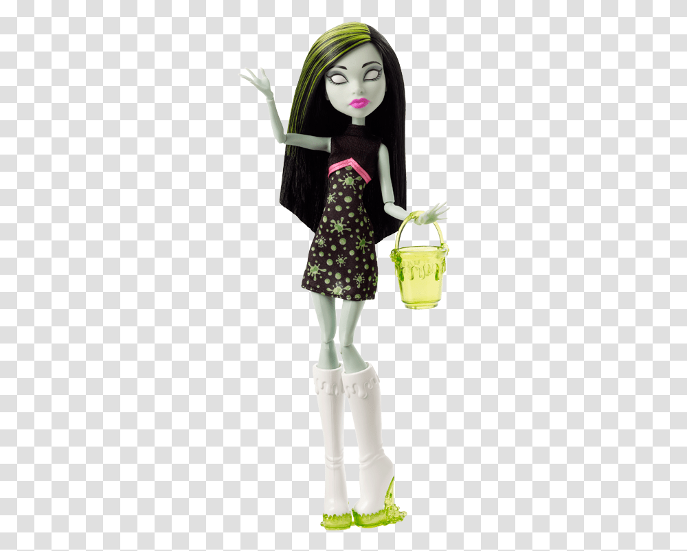 Monster High Scarah Doll, Toy, Person, Human, Bucket Transparent Png