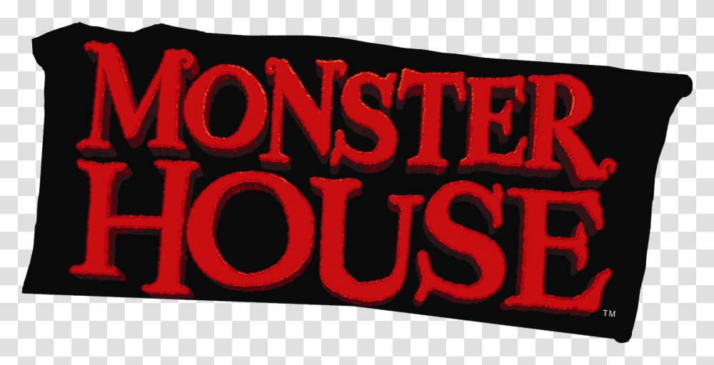 Monster House Logo Monster House, Text, Word, Alphabet, Label Transparent Png