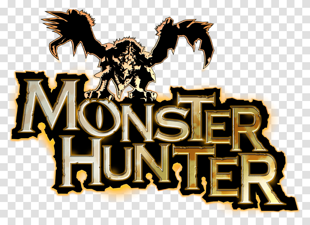 Monster Hunter Game Logo, Alphabet, Word, Crowd Transparent Png