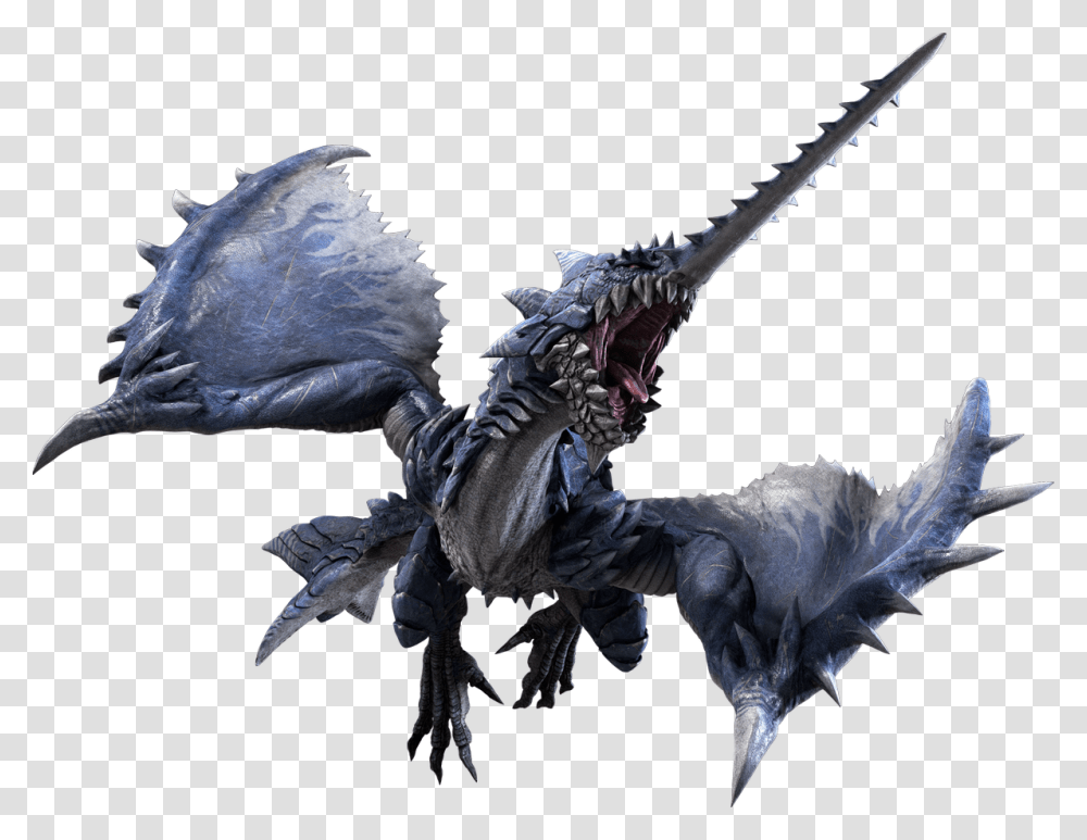 Monster Hunter Shark Dragon, Bird, Animal, Statue Transparent Png