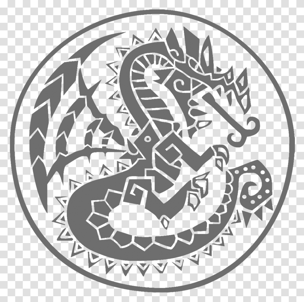 Monster Hunter Smash Bros Logo Icon Monster Hunter Smash Logo, Dragon, Emblem Transparent Png