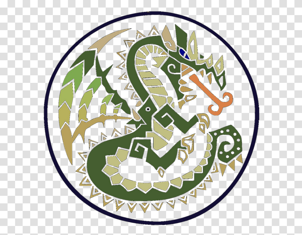 Monster Hunter Smash Logo, Dragon, Emblem, Hook Transparent Png