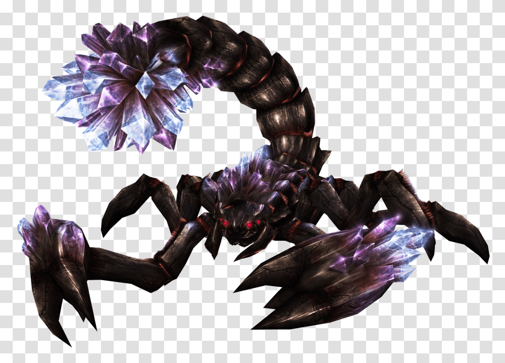 Monster Hunter Wallpaper And Background Monster Hunter Frontier Scorpion, Crystal, Ornament, Accessories, Accessory Transparent Png