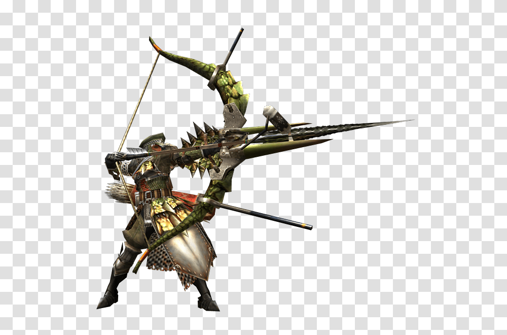 Monster Hunter World Bow Overview, Person, Human, Archery, Sport Transparent Png