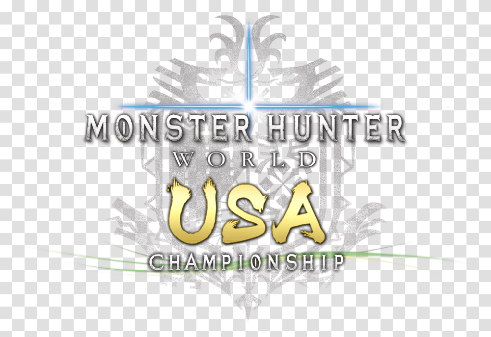 Monster Hunter World Logo Monster Hunter World Championship Logo, Alphabet, Advertisement Transparent Png