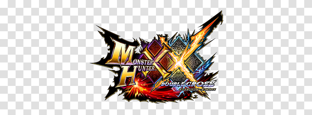 Monster Hunter World Monster Hunter Double Cross Logo, Lighting, Crowd, Art, Graphics Transparent Png