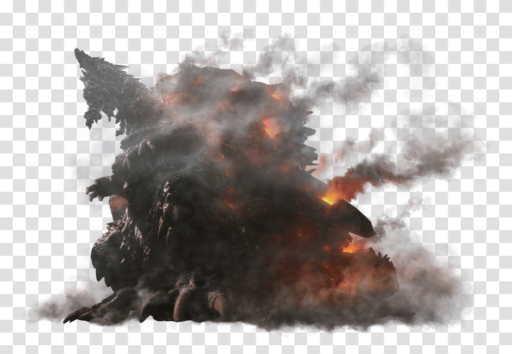 Monster Hunter Zorah Magdaros, Fire, Nature, Mountain, Outdoors Transparent Png