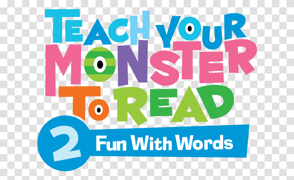 Monster In Words Clipart, Alphabet, Number Transparent Png