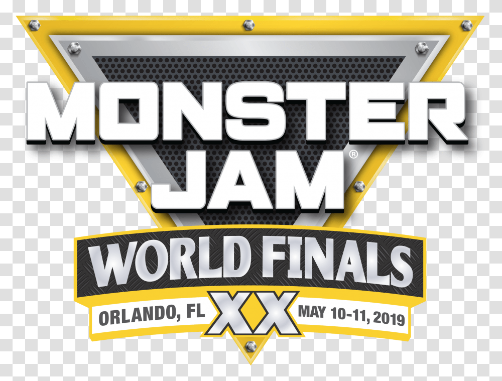 Monster Jam Logo World Finals, Word, Label Transparent Png