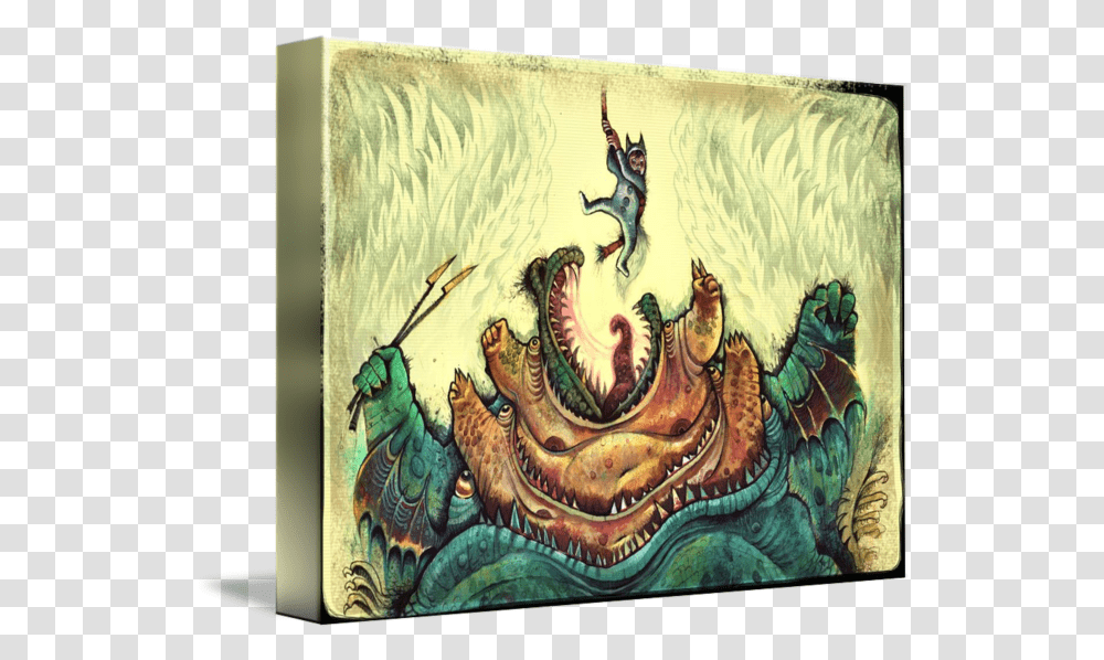 Monster Mouth By Timothy Banks Dragon, Painting, Art, Doodle, Drawing Transparent Png