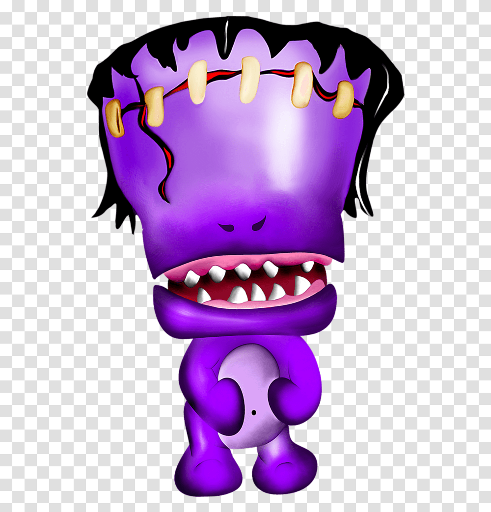 Monster Mouth .png Purple Scary Monster Emoji, Teeth, Toy, Jaw, Leisure Activities Transparent Png