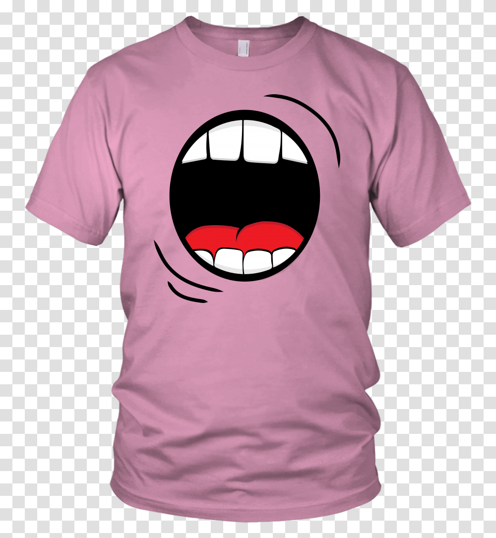 Monster Mouth Purple Shirt Brain, Apparel, T-Shirt, Hand Transparent Png