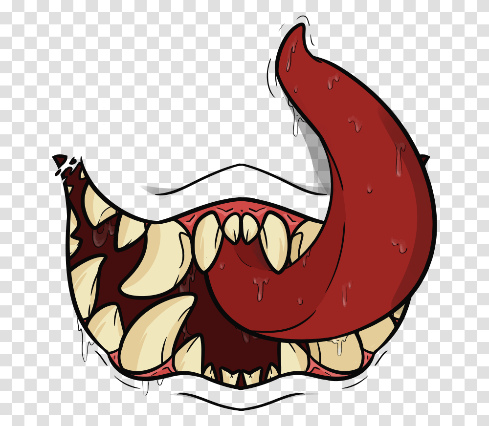 Monster Mouth, Teeth, Lip, Tongue Transparent Png