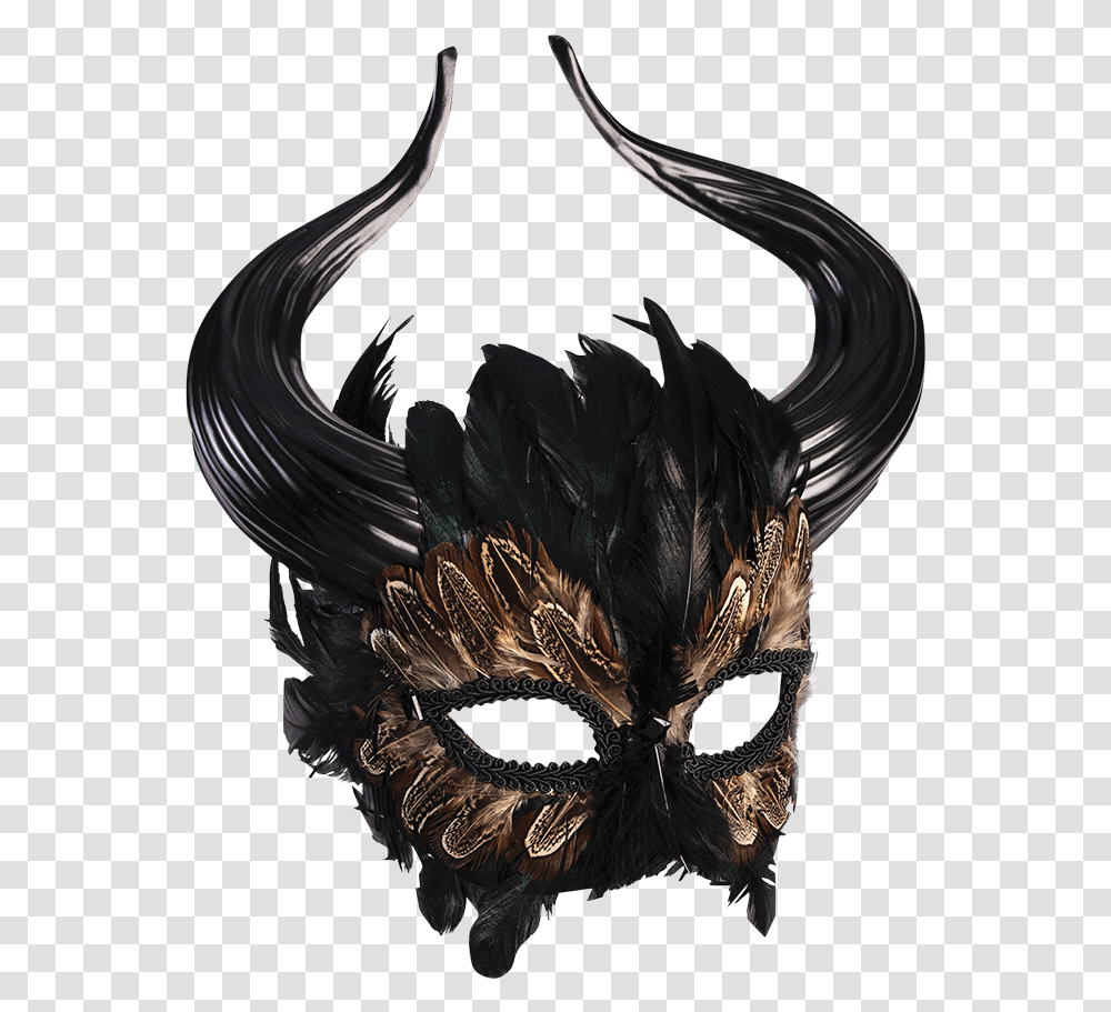 Monster Of The Labyrinth Mask Masquerade Mask With Horns, Bird, Animal, Costume Transparent Png