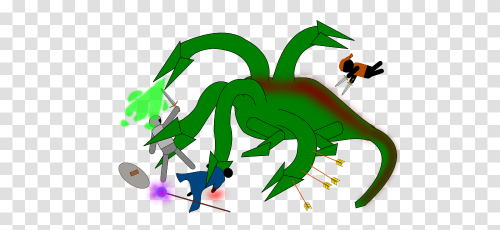 Monster Of The Week Hydras Dice Of Doom, Dragon, Green, Painting Transparent Png