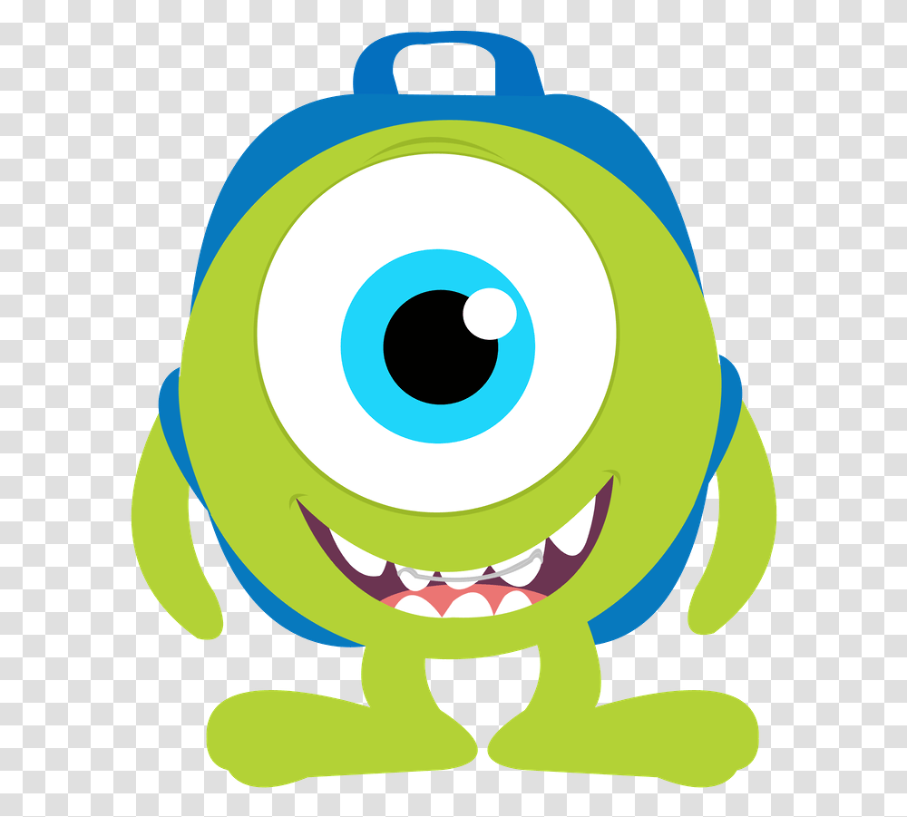 Monster Party Drawing Monsters Inc Mike Wazowski Bebe, Electronics, Alarm Clock, Security Transparent Png