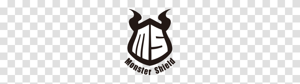 Monster Shield, Armor, Stencil Transparent Png