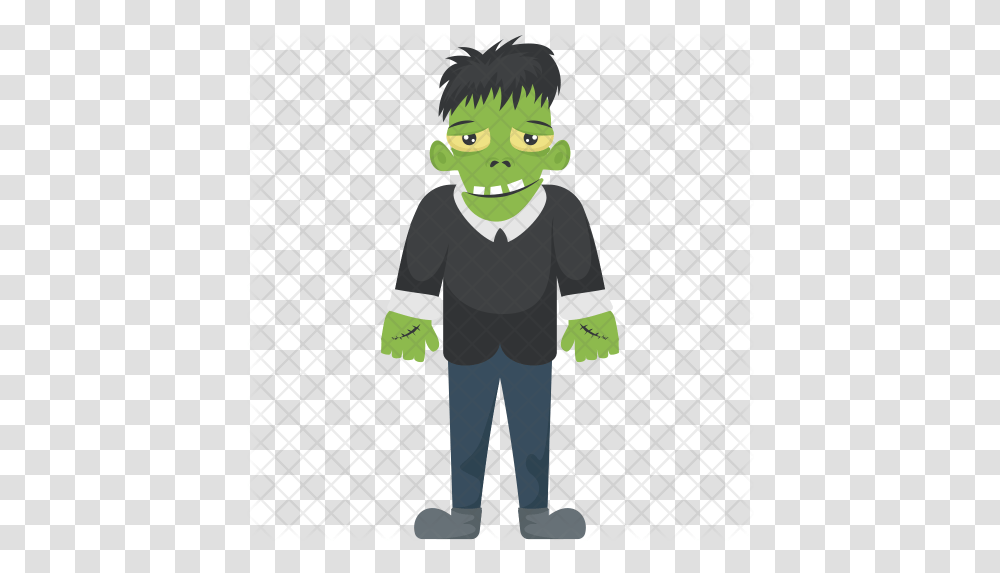 Monster Shrek Icon Of Flat Style Famous Cartoon Monster, Person, Clothing, Coat, Fence Transparent Png