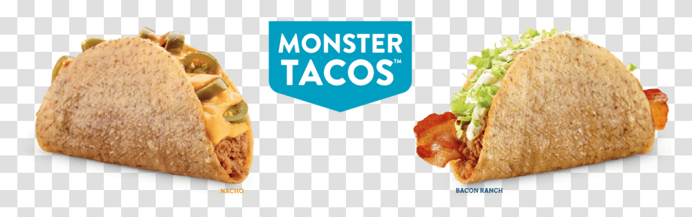 Monster Taco Jack In The Box, Bread, Food, Burger, Outdoors Transparent Png