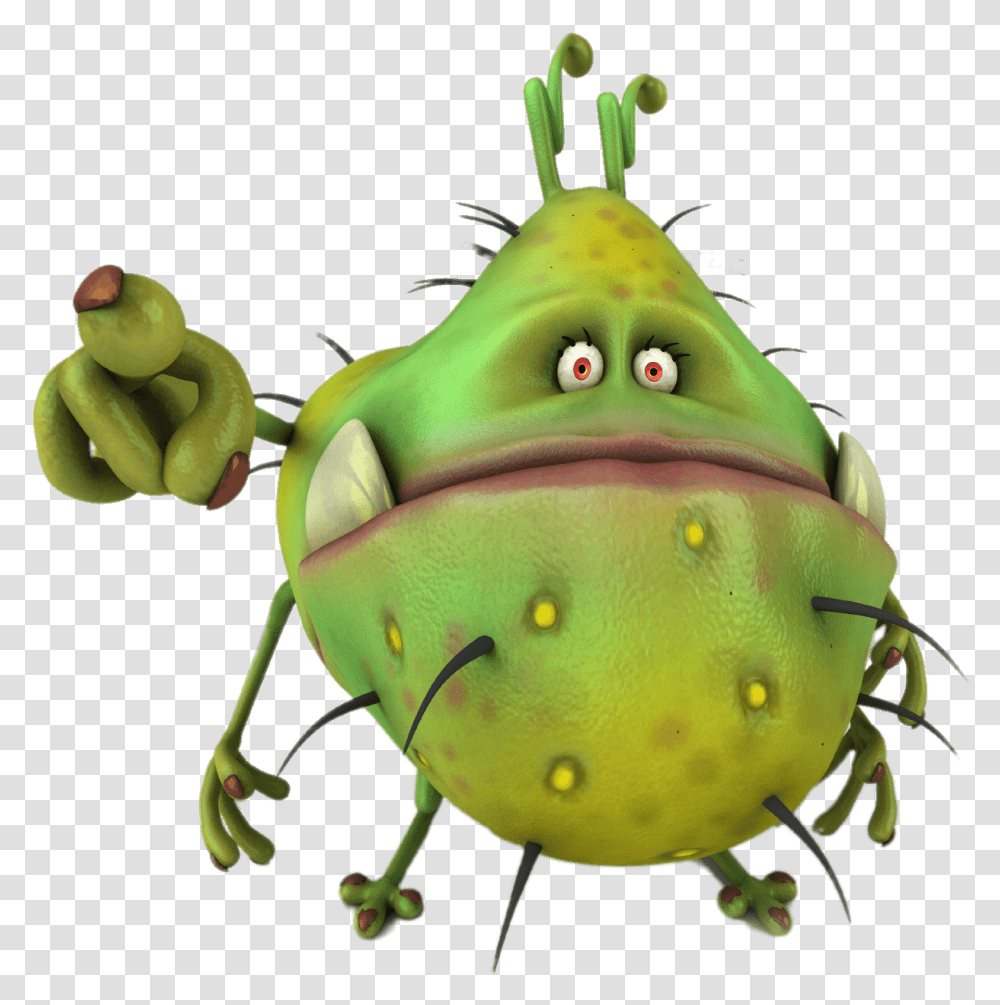 Monster Thumbs Down Download Cartoon Virus, Toy, Frog, Amphibian, Wildlife Transparent Png