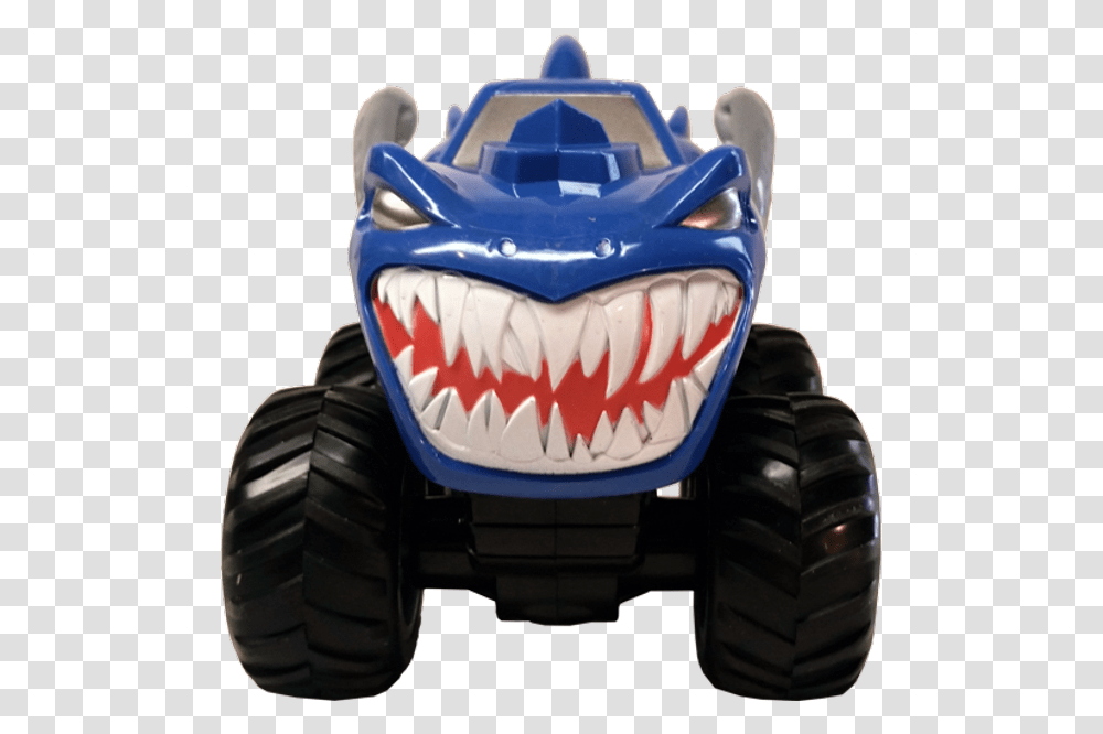 Monster Truck Blue Front Monster Truck With Face, Helmet, Apparel, Birthday Cake Transparent Png